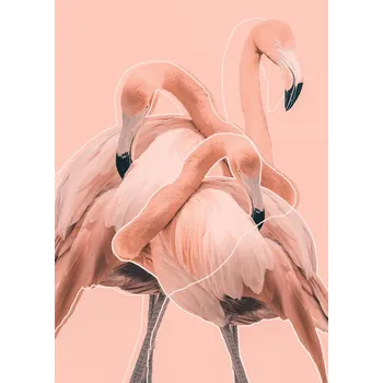 Plakát Plakát, Obraz - Flamingos nr. 1, Baard Martinussen