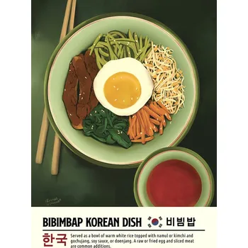 Plakát Plakát, Obraz - Bibimbap, Dionisis Gemos
