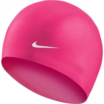 Čepice plavecká čepice Nike Solid Silicon Růžová Barva
