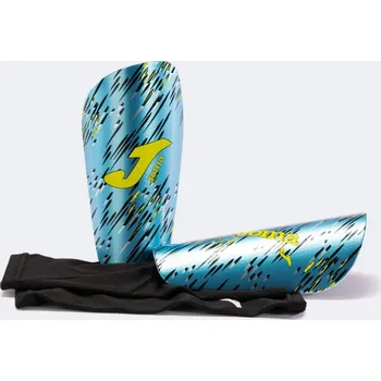 Fotbalový chránič JOMA SPIDER SHIN FOTBALOVÉ CHRÁNIČE - Světle modrá, Žlutá - velikost L