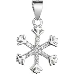 EVOLUTION GROUP CZ Stříbrný přívěsek sněhová vločka - 14005.1