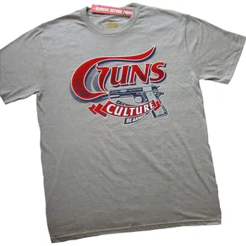 Triko MARS&ARMS Trend Gun Culture, šedé