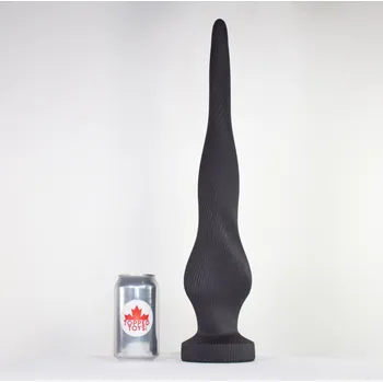 Dildo Topped Toys Juicer 105 Obsidian, prémiové silikonové dildo 50 x 10,2 cm