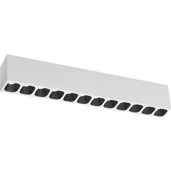 Wever & Ducré Dlouhé stropní kvádrové svítidlo Pirro Petit Ceiling 12.0 Teplota chromatičnosti: 2700 Kelvinů, Barva vnější / barva vnitřní: Bílá / Černá 129954000 Dlouhé stropní kvádrové svítidlo Pirro Petit Ceiling 12.0