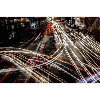 Plakát Plakát, Obraz - Light trails, Azim Khan Ronnie