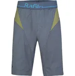 RAFIKI Anuk India Ink - Pánské lezecké kraťasy Barva: India ink/Avocado, Velikost: S