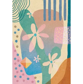 Plakát Plakát, Obraz - Abstraction of Flowers, Aylin Demir