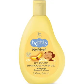 Sprchový gel Bebble Shampoo&Shower Gel Banana 250 ml - Šampon a sprchový gel Banán
