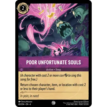 Karetní hra Poor Unfortunate Souls 060/204 - Ursula´s Return Typ karty: Standard
