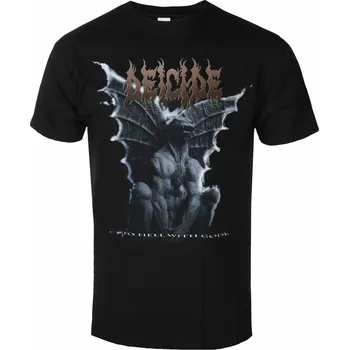 Pánská móda Tričko metal pánské Deicide - TO HELL WITH GOD GARGOYLE - PLASTIC HEAD - PH12688 - XL