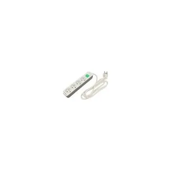 Napájecí kabel QOLTEC Extension lead Sockets: 4 white 3x1,5mm2 1.8m 16A