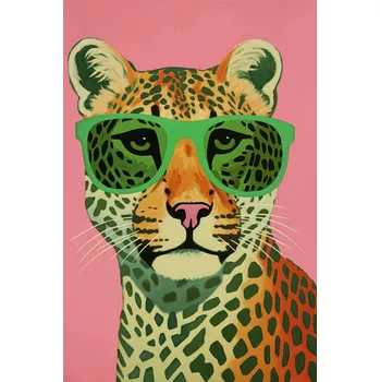 Plakát Plakát, Obraz - Leo With Glasses, Treechild