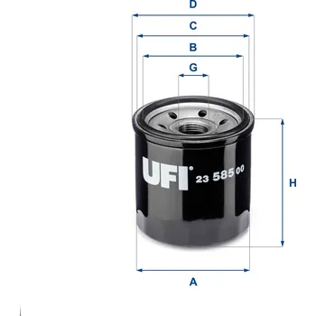 Olejový filtr Olejový filtr UFI 23.585.00
