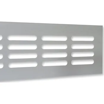 TS Mřížka větrací 80x600 přír.elox. hliník