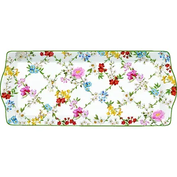 Talíř Easy Life, Itálie Easy Life - Porcelánový servírovací talíř Garden Dreams - 35×15 cm Barva: jako na obrázku