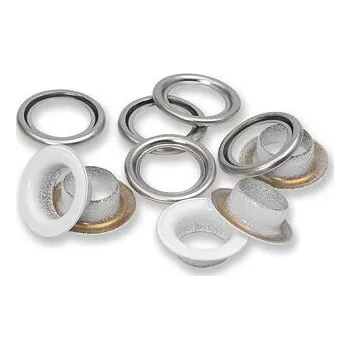 Knoflík Průchodky s podložkou BAREVNÉ 11 mm - PRYM barva bílá