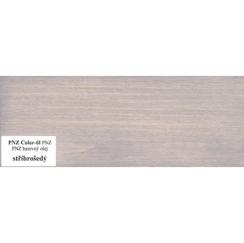Olej na dřevo PNZ Barevný olej 0,25l Odstín: Stříbrně šedá