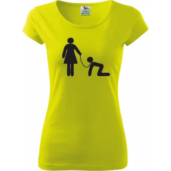 ON-DESIGN Dámské tričko s OTROKEM Velikost: XL, Barva: limetková