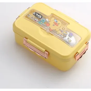 Svačinový box Svačinový box pro děti | krabička na oběd | jídlonosič - Žlutá