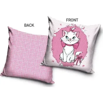 Povlak na dekorativní polštářek POVLAK NA POLŠTÁŘEK ARISTOKOČKY KOČIČKA MARIE A DÁREČEK