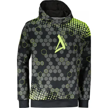 Pánská mikina Pánská funkční mikina premium ALTISPORT VOJ/ALM005MI01 ČERNOŽLUTÁ XXL