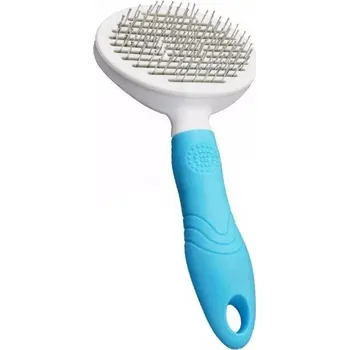 Péče o srst a drápky PETBRUSHY Inovativní kartáč na zvířata, modrý