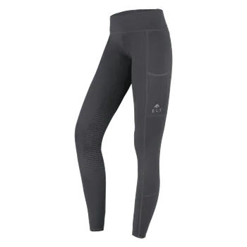Jezdecké oblečení ELT Jezdecké zimní legíny se silikonovým gripem Ella Barva: Šedá, Velikost: 164