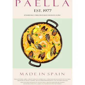 Plakát Plakát, Obraz - Paella Est. 1977, Rikke Londager Boisen