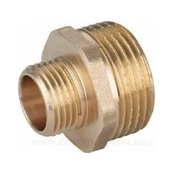 Mosazná vsuvka redukovaná 1/2" x 1"