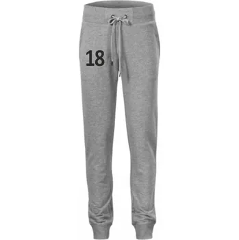 ON-DESIGN Pánské klubové tepláky Velikost: 3XL, Barva: tmavě šedý melír