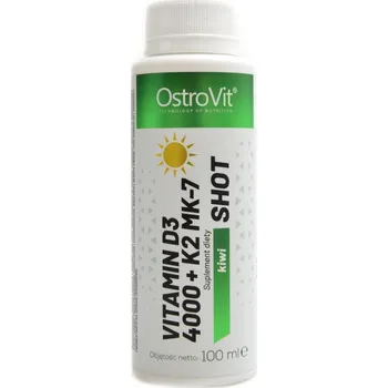 Doplněk stravy Ostrovit Vitamin D3 4000 IU + K2 MK-7 shot 100 ml