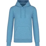 KARIBAN Pánská mikina s kapucí K4027 Velikost: 4XL, Barva: modrý melír