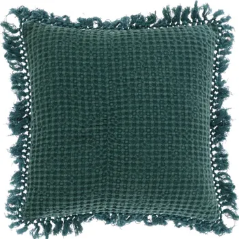 Polštář Polštář s třásněmi Fieke modrý modrá 45x45