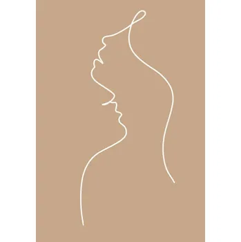 Plakát Plakát, Obraz - Lovers line art, Veronika Boulová