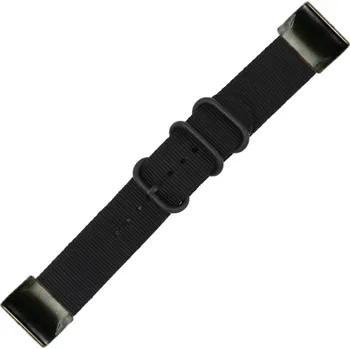 MůjMiBand.cz Tkaný nylonový řemínek pro Garmin EasyFit/QuickFit 26mm Barva: černá
