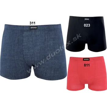 Pánské spodní prádlo EVONA Pánské boxerky Boxer1181 Barva: 023-čierna, Velikost: 4XL