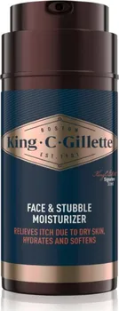 Péče o vousy Gillette King C. Face & Stubble Moisturizer hydratační krém na obličej a vousy 100 ml