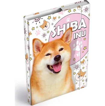 BOX, desky na sešity Pejsek, Shiba Inu, A5 (Box pes, s pejskem, psi)