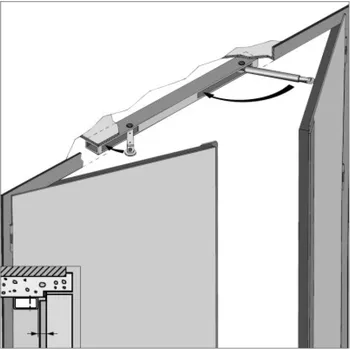 Zavírač dveří DICTATOR Technik Koordinátor zavírání dveří SR 2000 L, 1050 mm