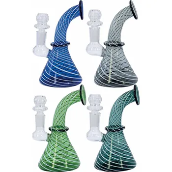 Dýmka Remo 67500 Skleněný bong 14cm MIX