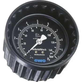 ewo Manometr pneuhustiče 80 mm 0-4 bar Euroair