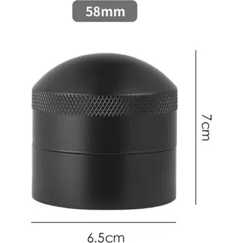 Kávovar Nerezová ocel espresso distribuční nástroj na kávu | jehlový odstraňovač hrudek v kávě - Černá 58mm