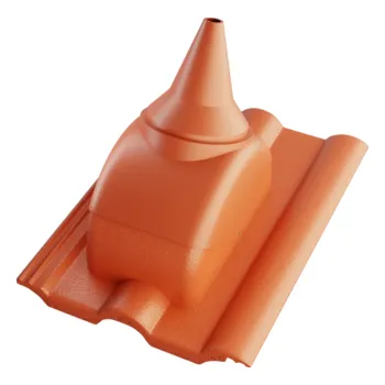 Betonpres Taška prostupová s adaptérem pro anténní stožár Natura EXCLUSIV cihlová