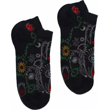 Dámské ponožky Awm ponožky bambusové Hop Hare Hamsa černé