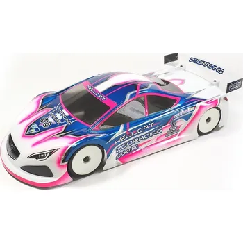 RC náhradní díl ZooRacing Karoserie čirá HellCat 190mm - 0,5mm - expresní doprava