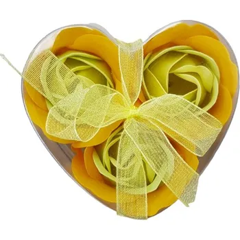 Mýdlo Ancient Wisdom Mýdlové květy Jarní růže Srdce 3ks