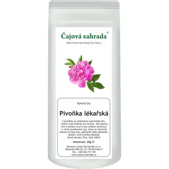 Čaj Čajová zahrada Pivoňka lékařská 20 g