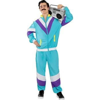 Karnevalový kostým Funiglobal - Kostýmová kombinéza z 80. let pro dospělé - XXL