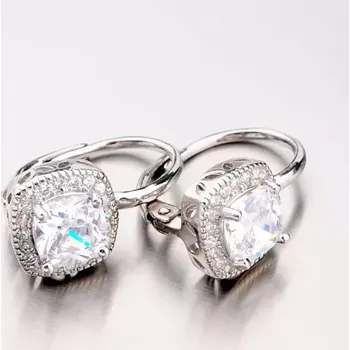 Náušnice Dámské náušnice stříbro 925 zirkon GLM12-041