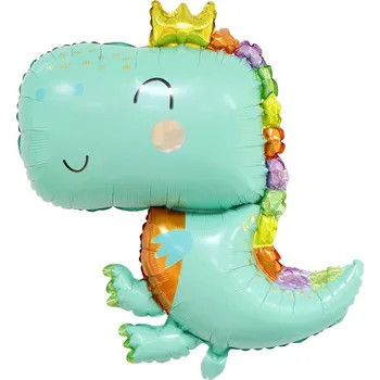 Balónek Dinosaurus s korunkou balónek 74 cm x 90 cm chb89075